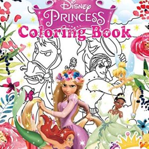 Disney Princesses Coloring Book: Jumbo Coloring Book With High Quality Images For Kids Ages 4-8